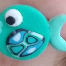 Polymer Clay Fish Stud Earring