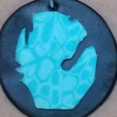 Polymer Clay Michigan Pendant