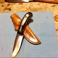 Hunter, Malaysian Blackwood, Wet Fitted Sheath.
