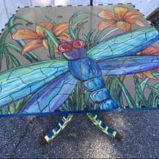 Dragonfly Game Table