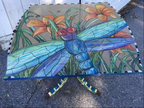 Dragonfly Game Table