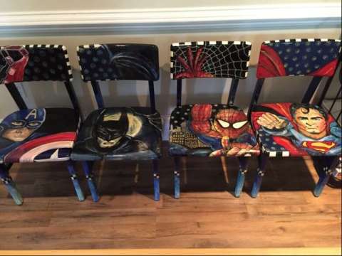 Superhero Chair Set