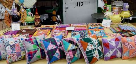 Selection of Vintage Quilt Pillows