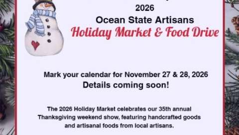 Ocean State Artisans Holiday Market & Food Drive