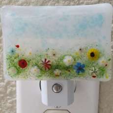 LED Fused Glass Night Light