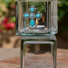 Jeweled Candle Holder/Flower Vase