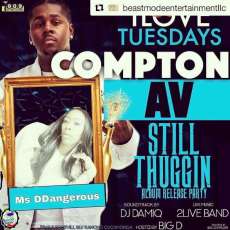 My Flyer, Opening Up For Compton AV