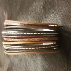 Multi Textured Strand Bracelet