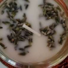 Lavender Beeswax Candle