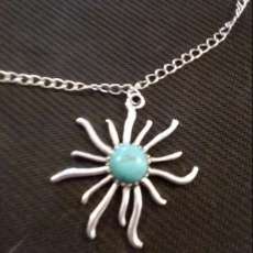 Turquoise Sun Necklace