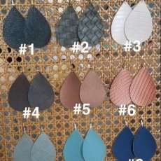 Basic Leather Teardrops