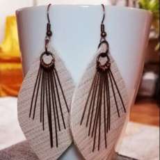 Leather With Metal Dangles