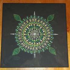 Mandala on 12x12 Ceramic Tile