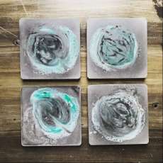 Cement Coasters