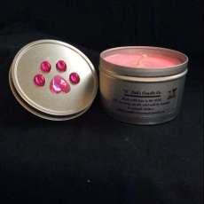 Paw Print Candle Tins