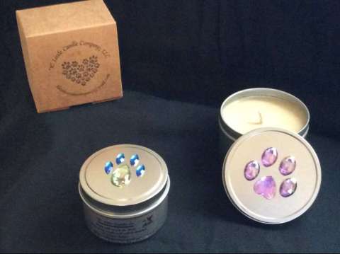 Jeweled Tins With Gift Box