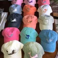 Various Mermaid Hats of Different Colors and Materials