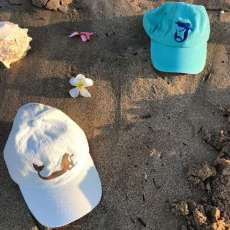 Hats on the Beach in Maui