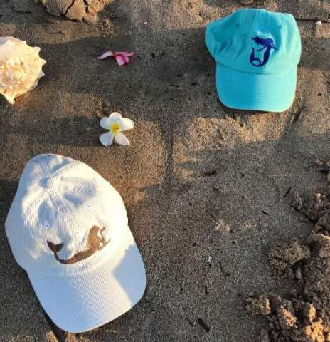 Hats on the Beach in Maui