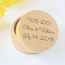 Laser Engraved Ring Box