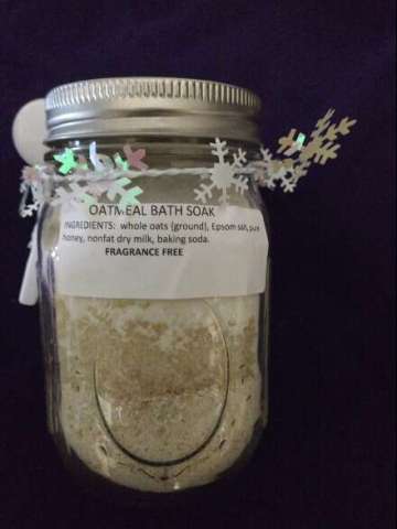 Oatmeal Honey and Milk Bath Soak