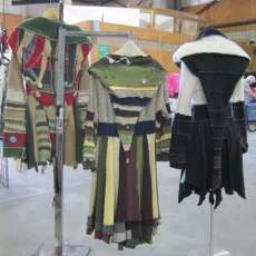 Pixie and Gypsy Coats From Recycled Sweaters