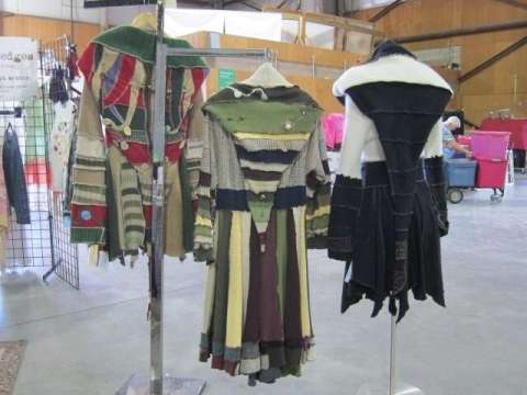 Pixie and Gypsy Coats From Recycled Sweaters