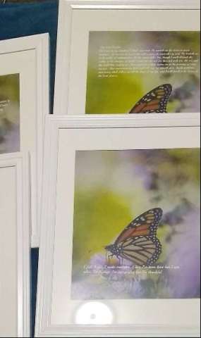 Recent Purchase...special order request set of 4 butterfly with scripture added.
