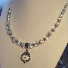 Glass and Tibetan Silver