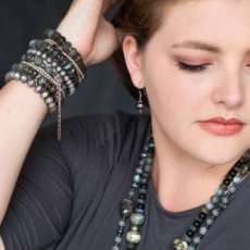 Labradorite, Pearl, Jasper Necklaces and Bracelets