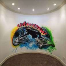 Airbrush Wall Mural