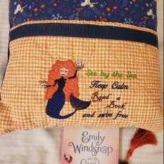 Mermaid Reading Pocket Pillow Includes Book