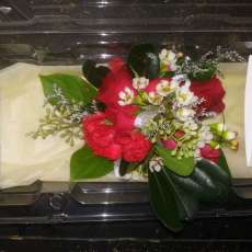 Red Wrist Corsage