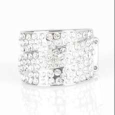 Blinding Brilliance Ring-White