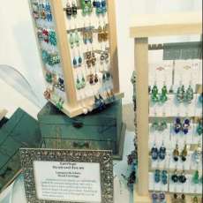 Lampwork Glass Beaded Earrings