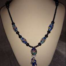 Lampwork Glass Beaded Necklace