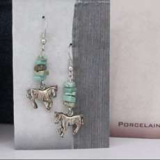 Turquoise Chips and Horse