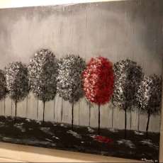 Large Textured Acrylic Painting
