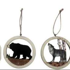 Wild Animal Cut Out Ornaments