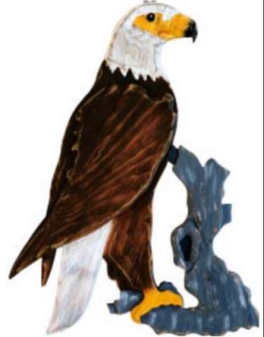 Cabin Style Eagle Wall Decor- Lots of Other Designs Available!