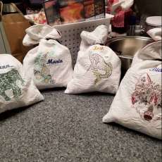 Personalized Santa Sack Gift Bag