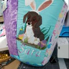 Embroidered Easter Basket