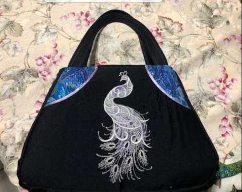 6 Pocket Embroidered Purse