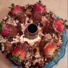 Strawberry Chocolate Cheesecake