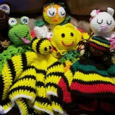 Some of My Lovey Blanket Creations