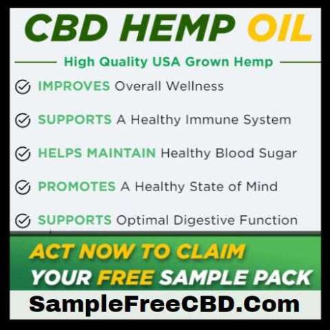 Sample FREE CBD Oil