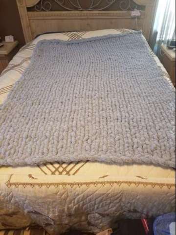 Solid Gray Throw