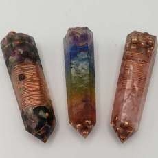 7 Chakra, Quartz & Multi-Colored Tourmaline Points
