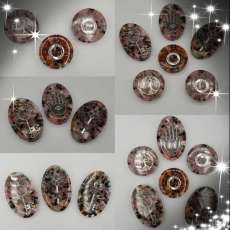 Multi-Colored Tourmaline, Carnelian, Rose Quartz Energy Pendants