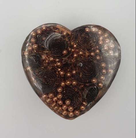 Orgonite Energy Heart Desk Art